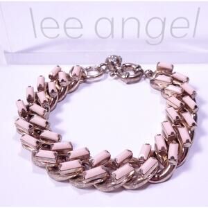 Neiman Marcus Pink and Gold Bracelet